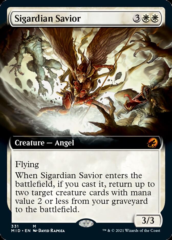 Sigardian Savior (Extended) [Innistrad: Midnight Hunt] | Devastation Store