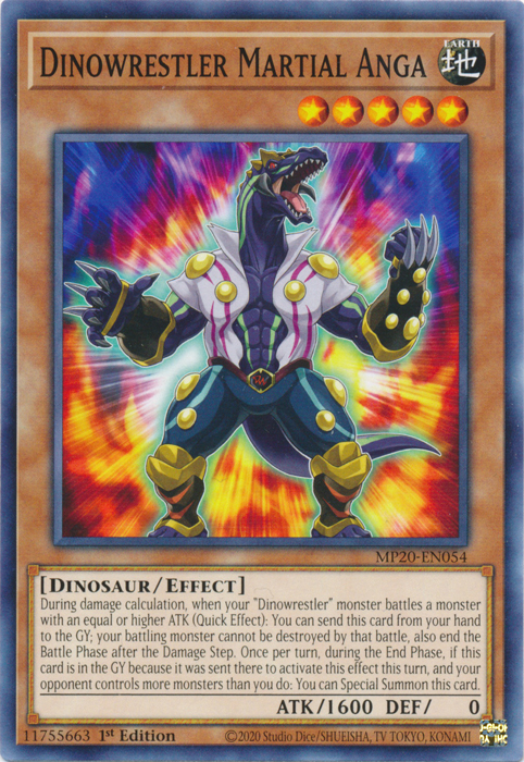 Dinowrestler Martial Anga [MP20-EN054] Common | Devastation Store