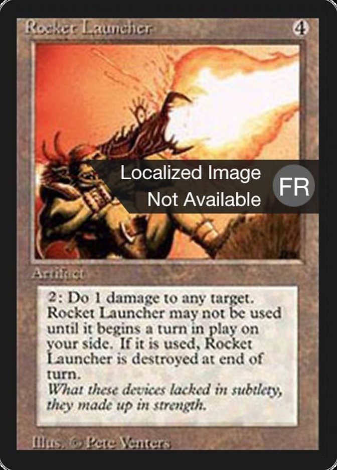Rocket Launcher [Foreign Black Border] | Devastation Store