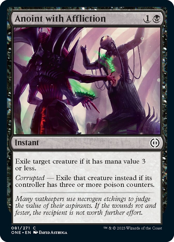 Anoint with Affliction [Phyrexia: All Will Be One] | Devastation Store