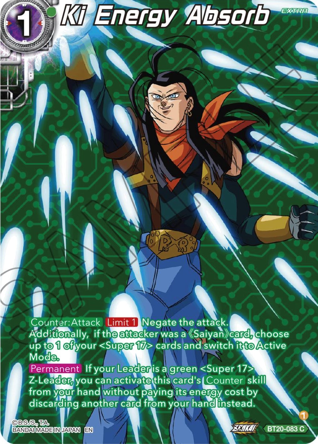 Ki Energy Absorb (Silver Foil) (BT20-083) [Power Absorbed] | Devastation Store