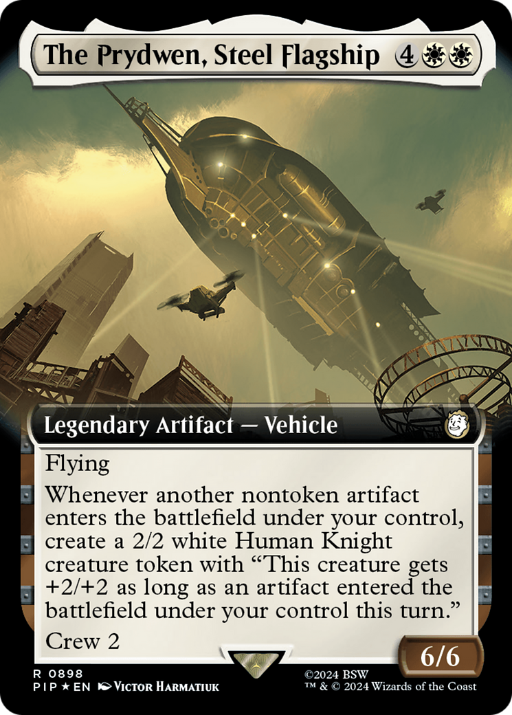 The Prydwen, Steel Flagship (Extended Art) (Surge Foil) [Fallout] | Devastation Store