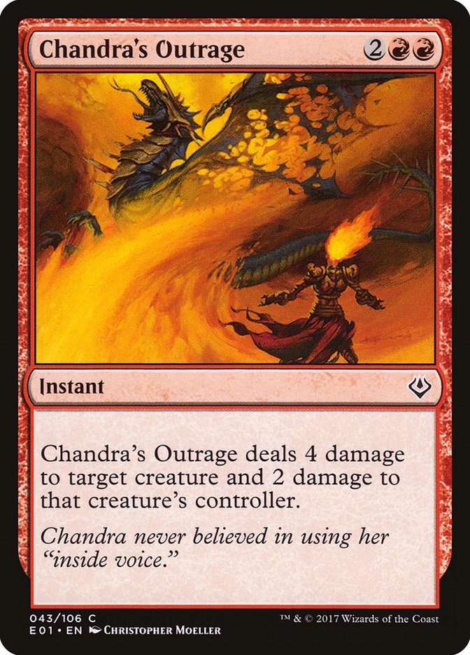 Chandra's Outrage [Archenemy: Nicol Bolas] | Devastation Store