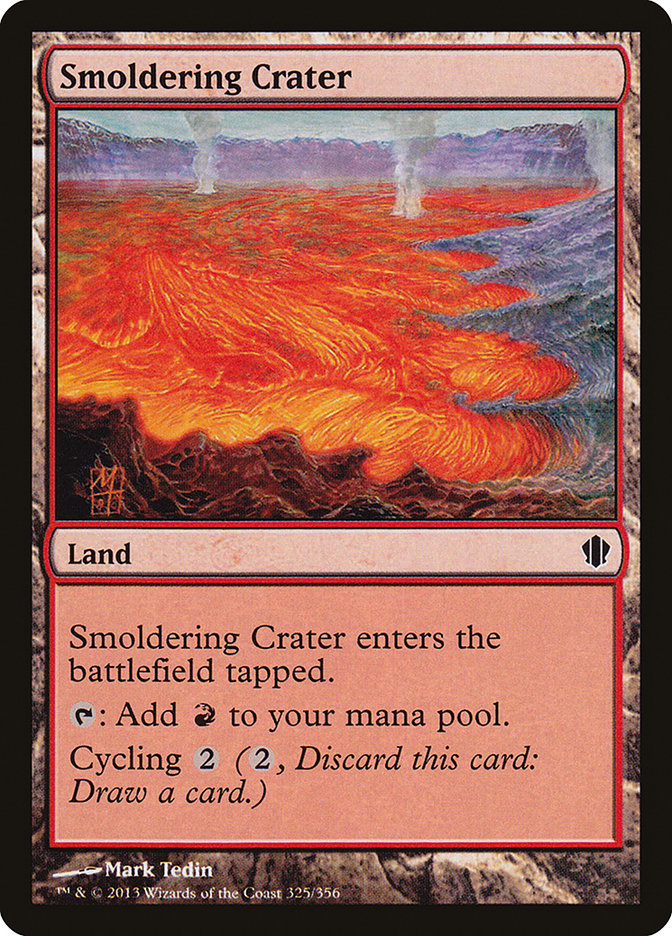 Smoldering Crater [Commander 2013] | Devastation Store