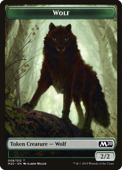 Wolf Double-sided Token [Challenger Decks 2020 Tokens] | Devastation Store