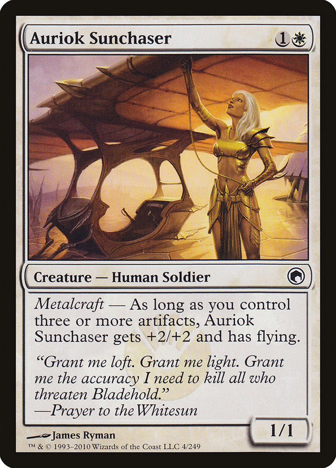 Auriok Sunchaser [Scars of Mirrodin] | Devastation Store