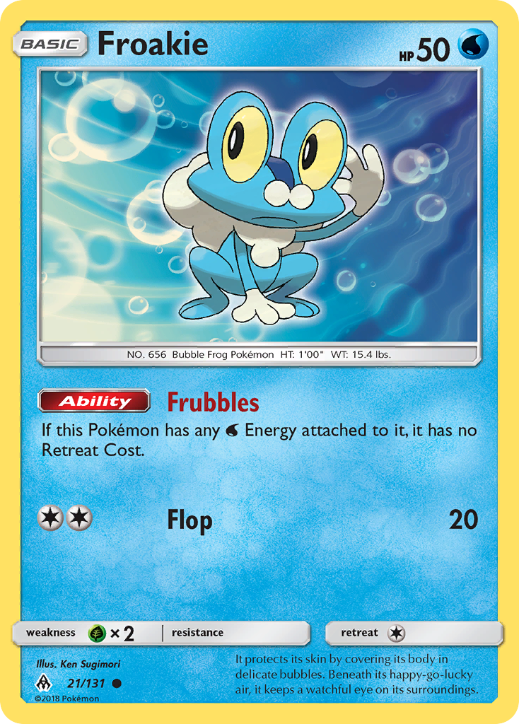 Froakie (21/131) [Sun & Moon: Forbidden Light] | Devastation Store