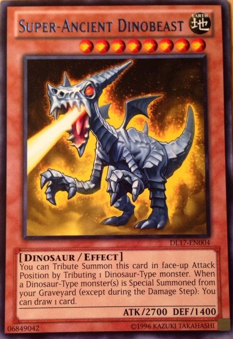 Super-Ancient Dinobeast (Blue) [DL17-EN004] Rare | Devastation Store