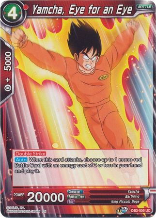 Yamcha, Eye for an Eye [DB3-005] | Devastation Store