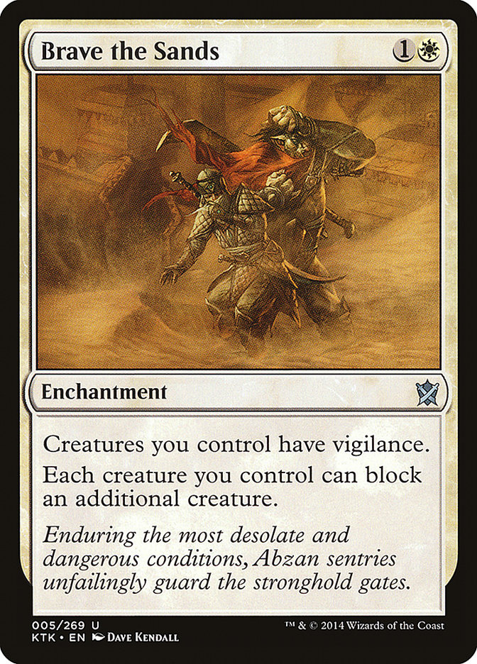 Brave the Sands [Khans of Tarkir] | Devastation Store