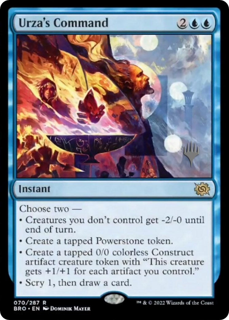 Urza's Command (Promo Pack) [The Brothers' War Promos] | Devastation Store