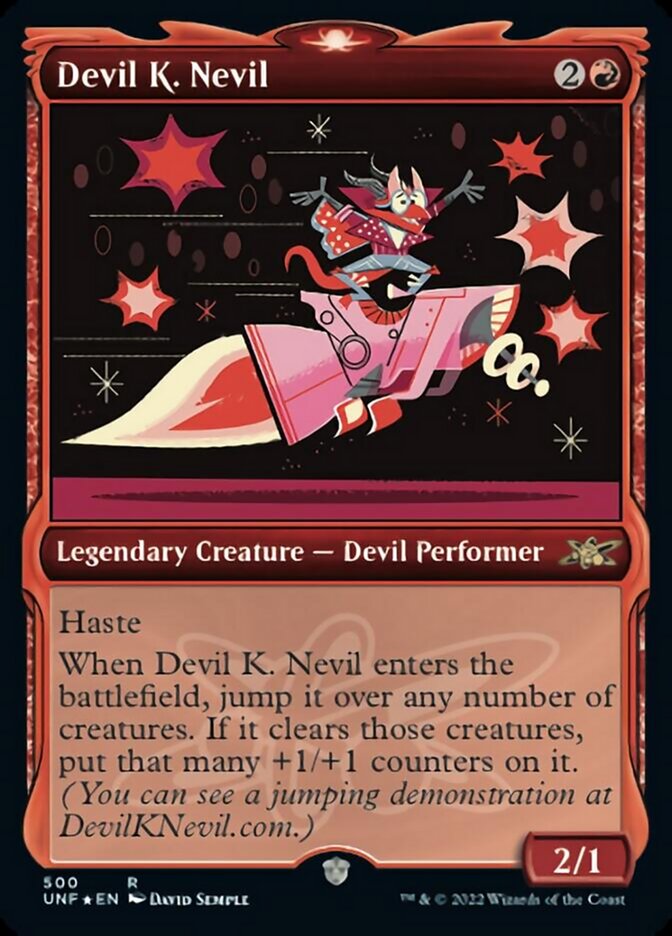 Devil K. Nevil (Showcase) (Galaxy Foil) [Unfinity] | Devastation Store