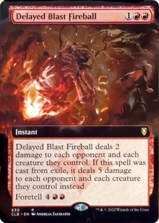 Delayed Blast Fireball (Extended Art) [Commander Legends: Battle for Baldur's Gate] | Devastation Store