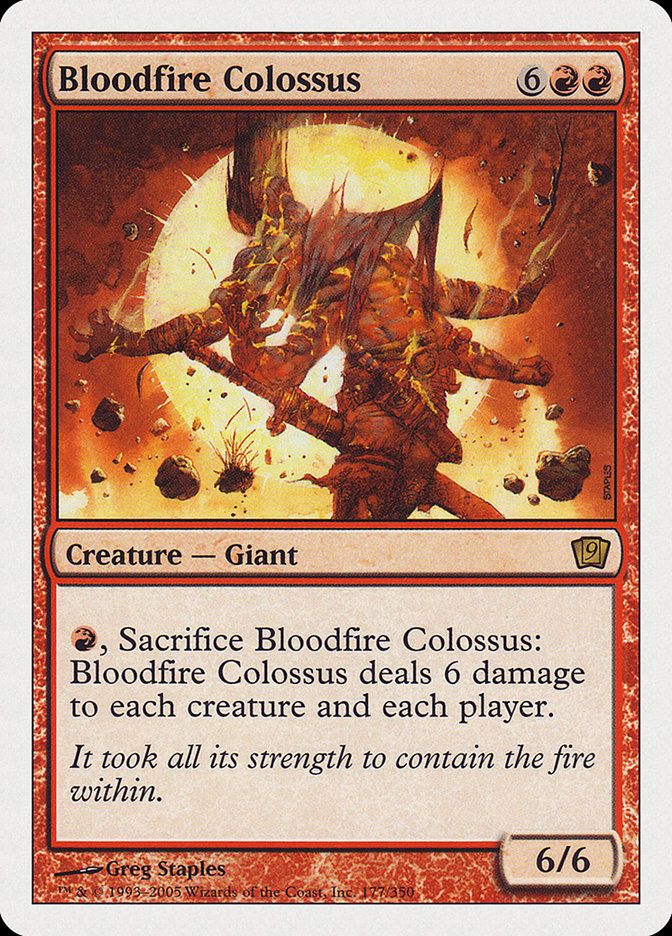 Bloodfire Colossus [Ninth Edition] | Devastation Store