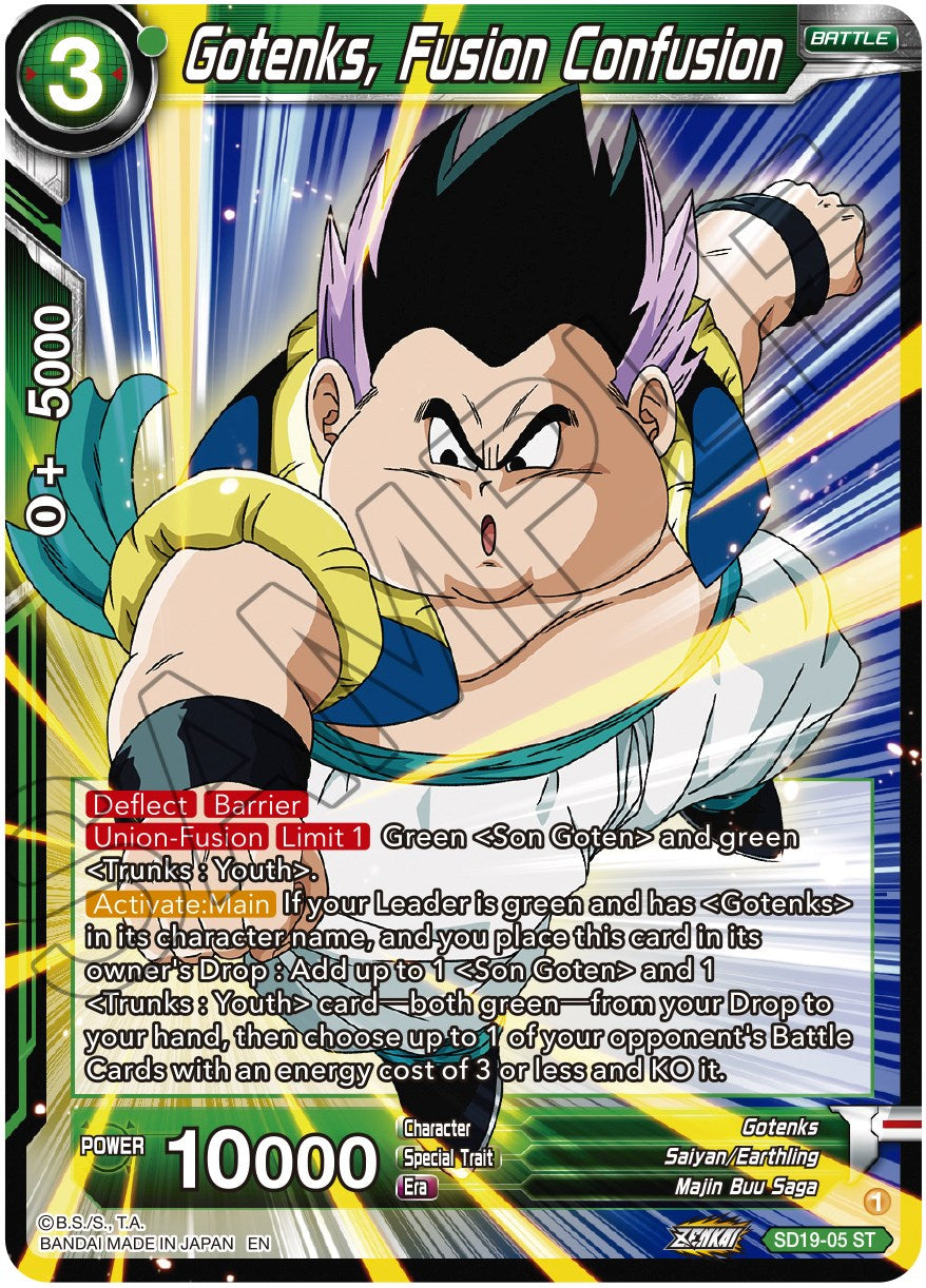 Gotenks, Fusion Confusion (SD19-05) [Dawn of the Z-Legends] | Devastation Store