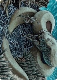 Koma, Cosmos Serpent 2 Art Card [Kaldheim: Art Series] | Devastation Store