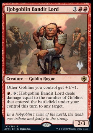 Hobgoblin Bandit Lord (Promo Pack) [Dungeons & Dragons: Adventures in the Forgotten Realms Promos] | Devastation Store