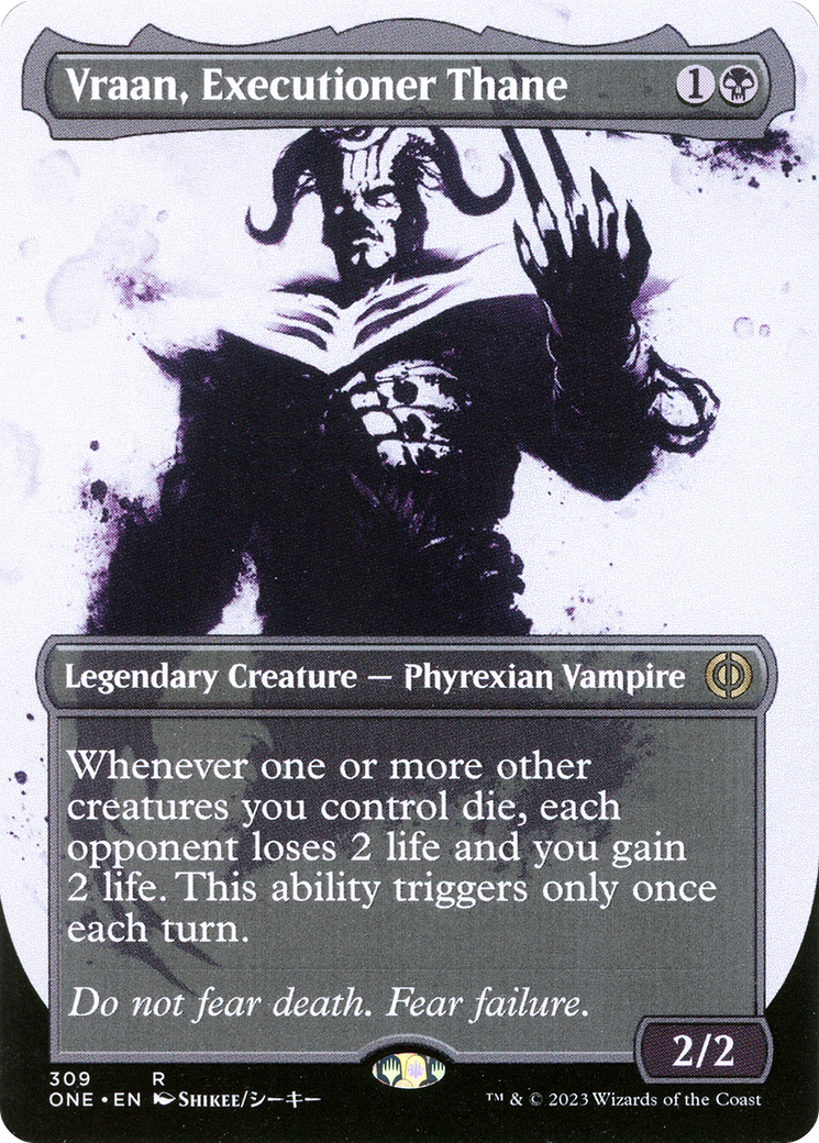 Vraan, Executioner Thane (Borderless Ichor) [Phyrexia: All Will Be One] | Devastation Store