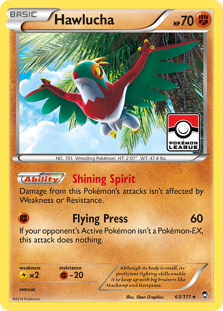 Hawlucha (63/111) [XY: Furious Fists] | Devastation Store