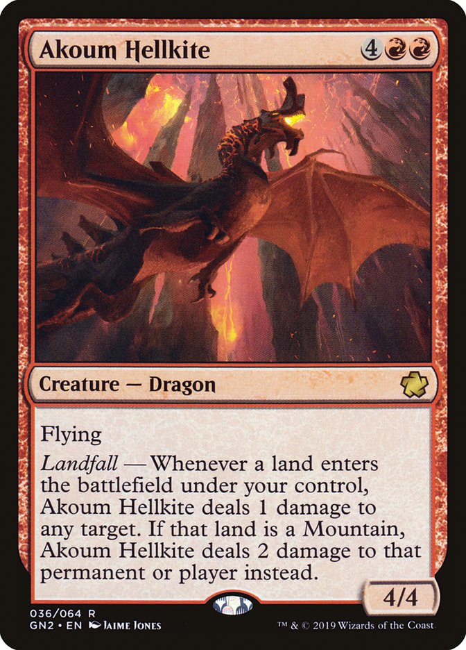 Akoum Hellkite [Game Night 2019] | Devastation Store