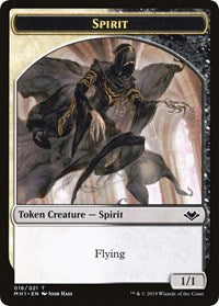 Spirit // Golem Double-Sided Token [Modern Horizons Tokens] | Devastation Store