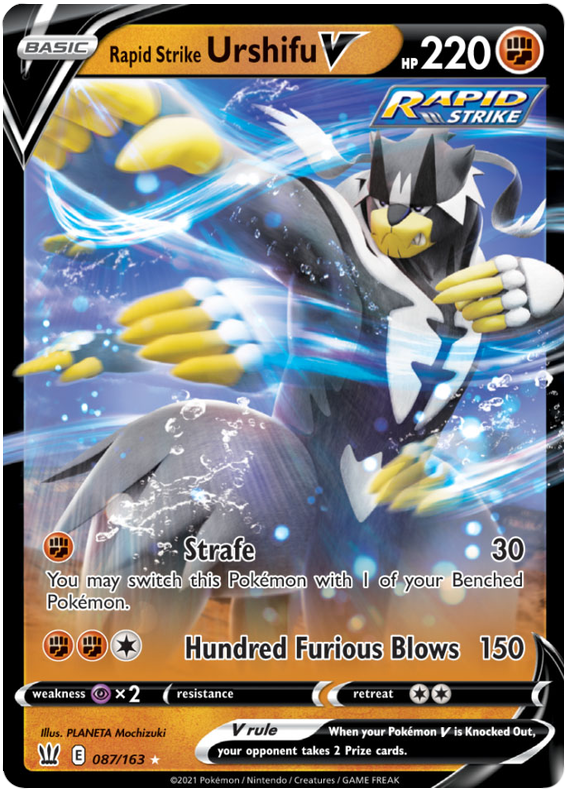 Rapid Strike Urshifu V (087/163) [Sword & Shield: Battle Styles] | Devastation Store