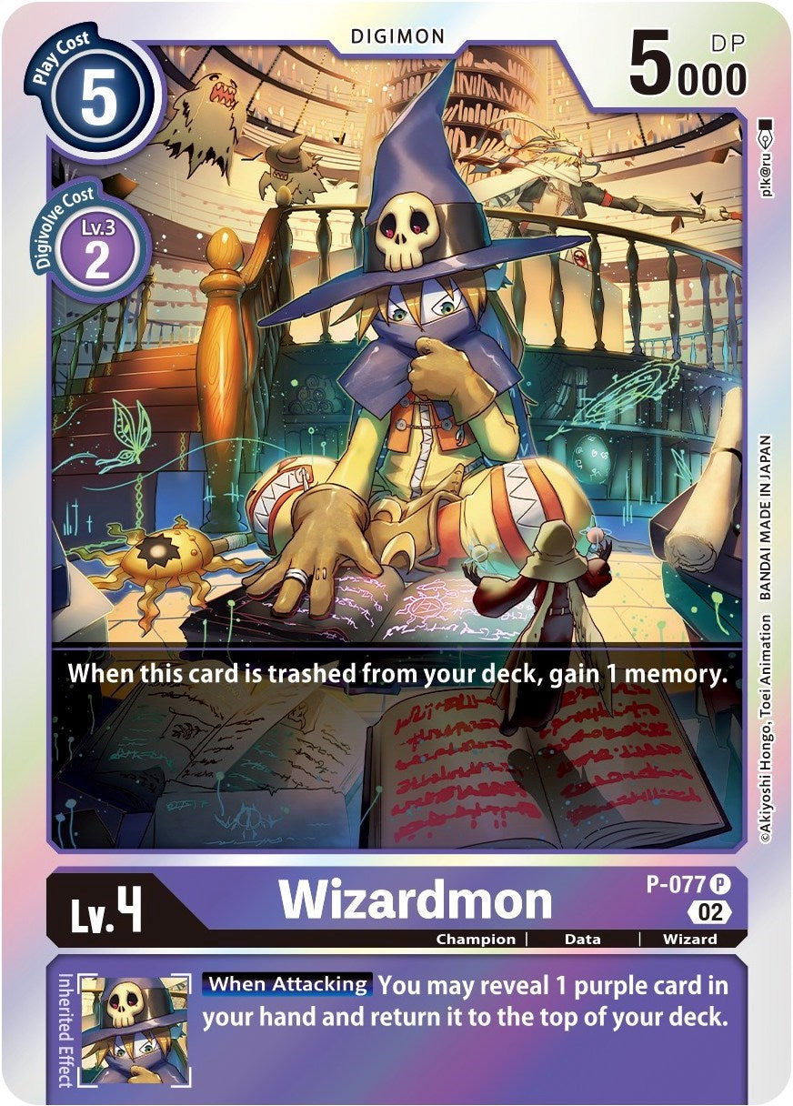 Wizardmon [P-077] (Alternate Art) [Starter Deck: Beelzemon Advanced Deck Set] | Devastation Store