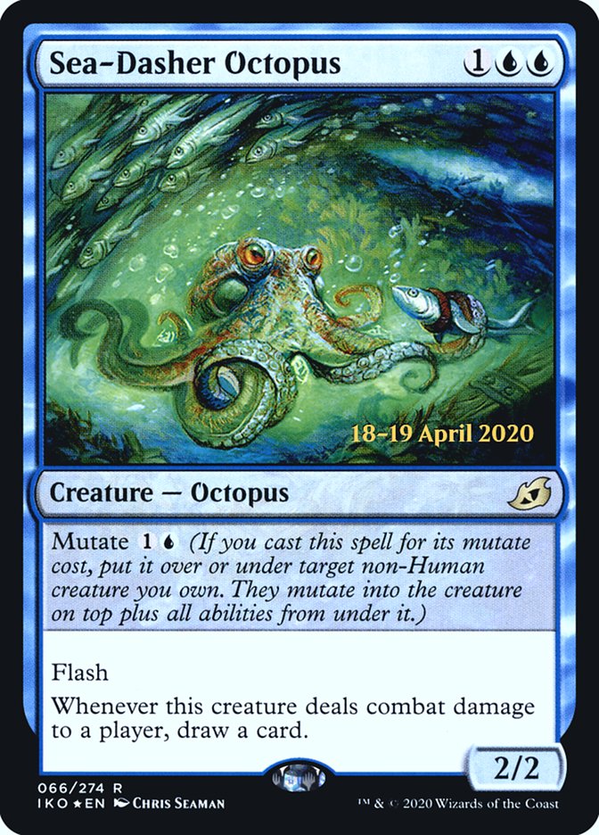Sea-Dasher Octopus  [Ikoria: Lair of Behemoths Prerelease Promos] | Devastation Store
