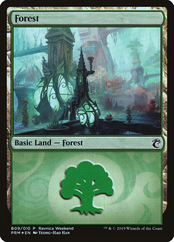 Forest (B09) [Ravnica Allegiance Guild Kit] | Devastation Store