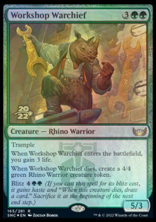 Workshop Warchief [Streets of New Capenna Prerelease Promos] | Devastation Store