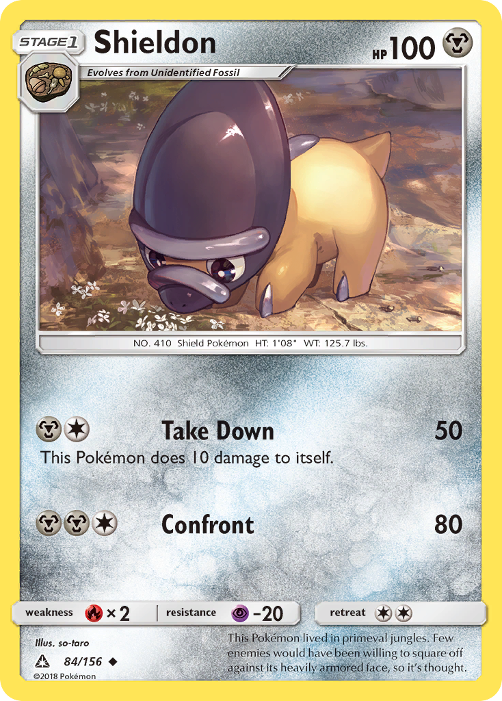 Shieldon (84/156) [Sun & Moon: Ultra Prism] | Devastation Store