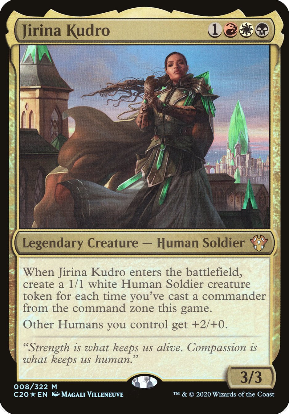 Jirina Kudro (Oversized) [Commander 2020 Oversized] | Devastation Store