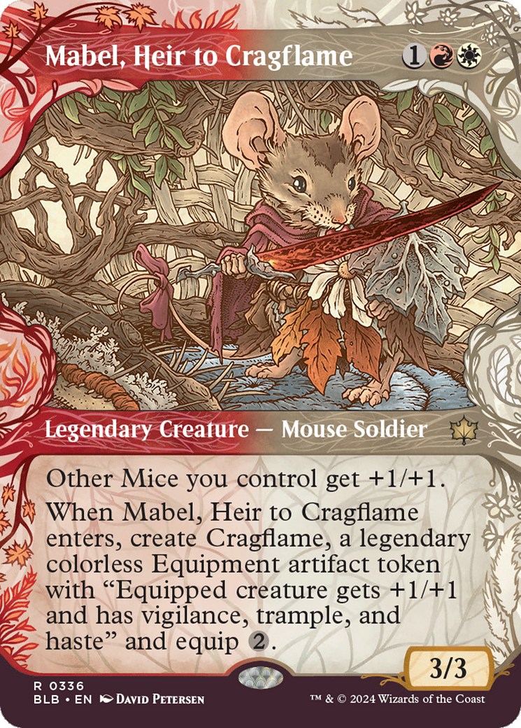Mabel, Heir to Cragflame (Showcase) [Bloomburrow] | Devastation Store