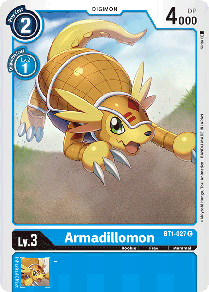 Armadillomon [BT1-027] [Release Booster Ver.1.0] | Devastation Store