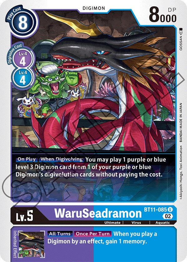 WaruSeadramon [BT11-085] [Dimensional Phase] | Devastation Store