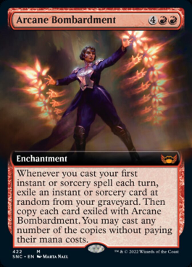 Arcane Bombardment (Extended Art) [Streets of New Capenna] | Devastation Store