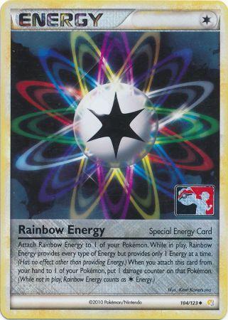 Rainbow Energy (104/123) (League Promo) [HeartGold & SoulSilver: Base Set] | Devastation Store