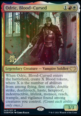 Odric, Blood-Cursed [Innistrad: Crimson Vow Prerelease Promos] | Devastation Store