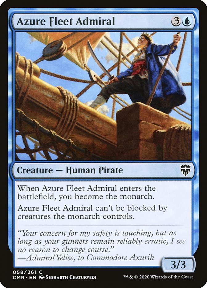 Azure Fleet Admiral [Commander Legends] | Devastation Store