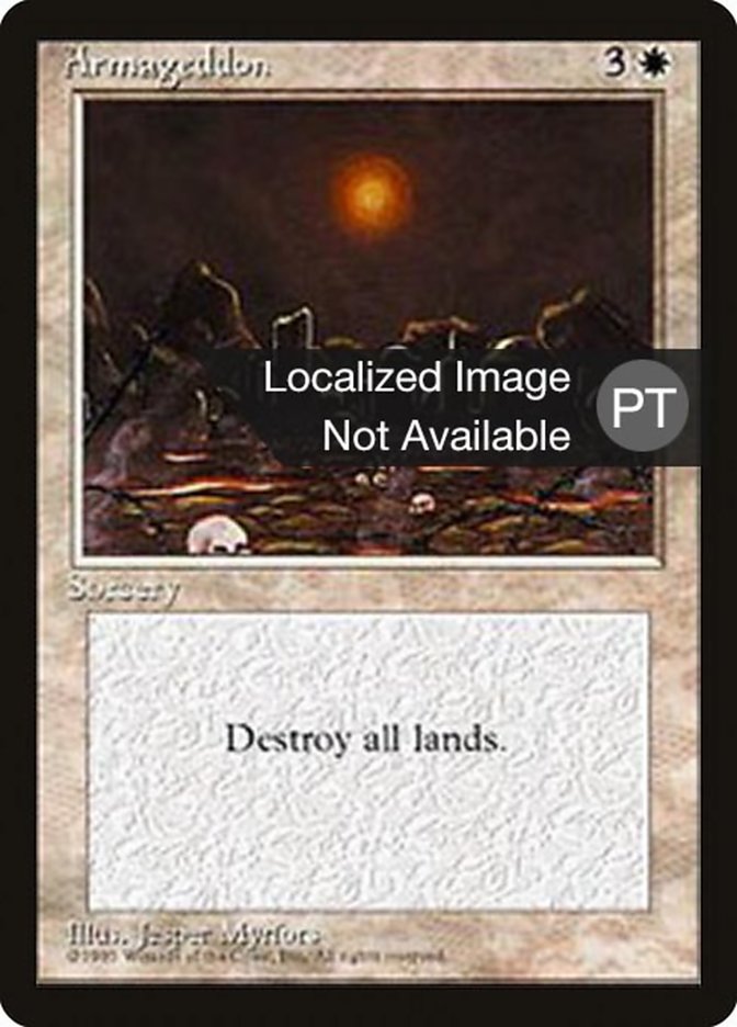 Armageddon [Fourth Edition (Foreign Black Border)] | Devastation Store