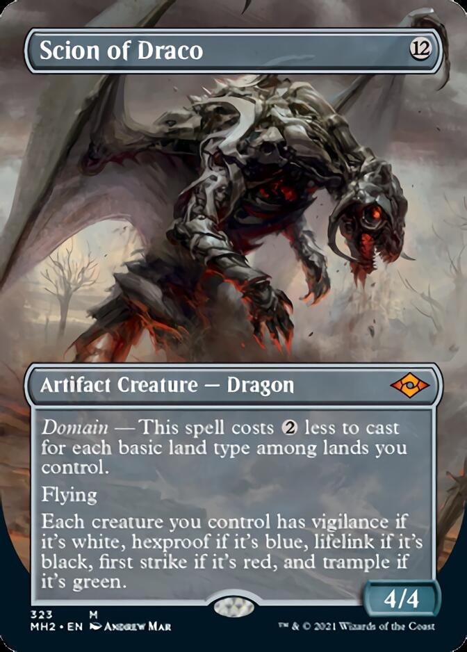 Scion of Draco (Borderless Alternate Art) [Modern Horizons 2] | Devastation Store