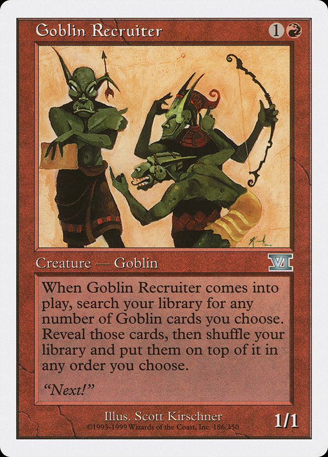 Goblin Recruiter [Classic Sixth Edition] - Devastation Store | Devastation Store