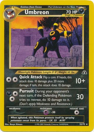 Umbreon (32/75) [Neo Discovery Unlimited] | Devastation Store