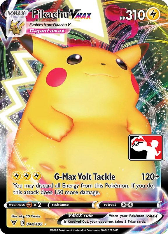 Pikachu VMAX (044/185) [Prize Pack Series One] | Devastation Store