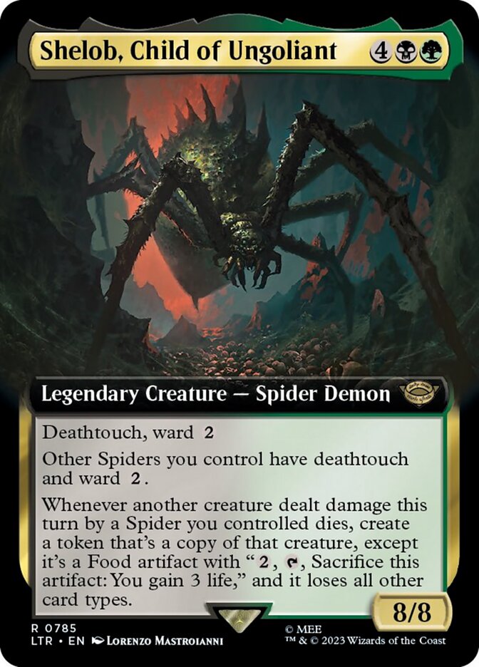 Shelob, Child of Ungoliant (Extended Art) (Surge Foil) [The Lord of the Rings: Tales of Middle-Earth] | Devastation Store