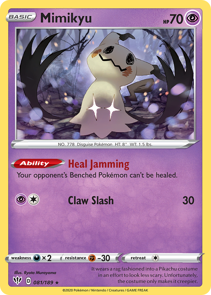 Mimikyu (081/189) [Sword & Shield: Darkness Ablaze] | Devastation Store