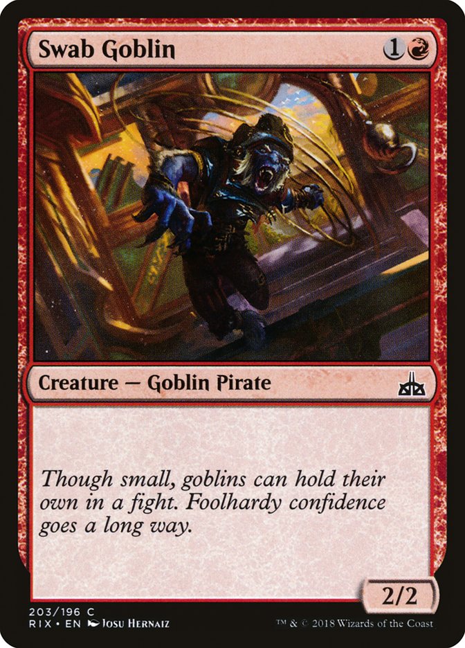 Swab Goblin [Rivals of Ixalan] - Devastation Store | Devastation Store