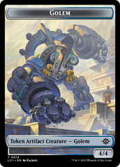 Treasure (0018) // Golem Double-Sided Token [The Lost Caverns of Ixalan Tokens] | Devastation Store