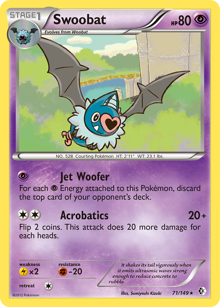 Swoobat (71/149) [Black & White: Boundaries Crossed] | Devastation Store