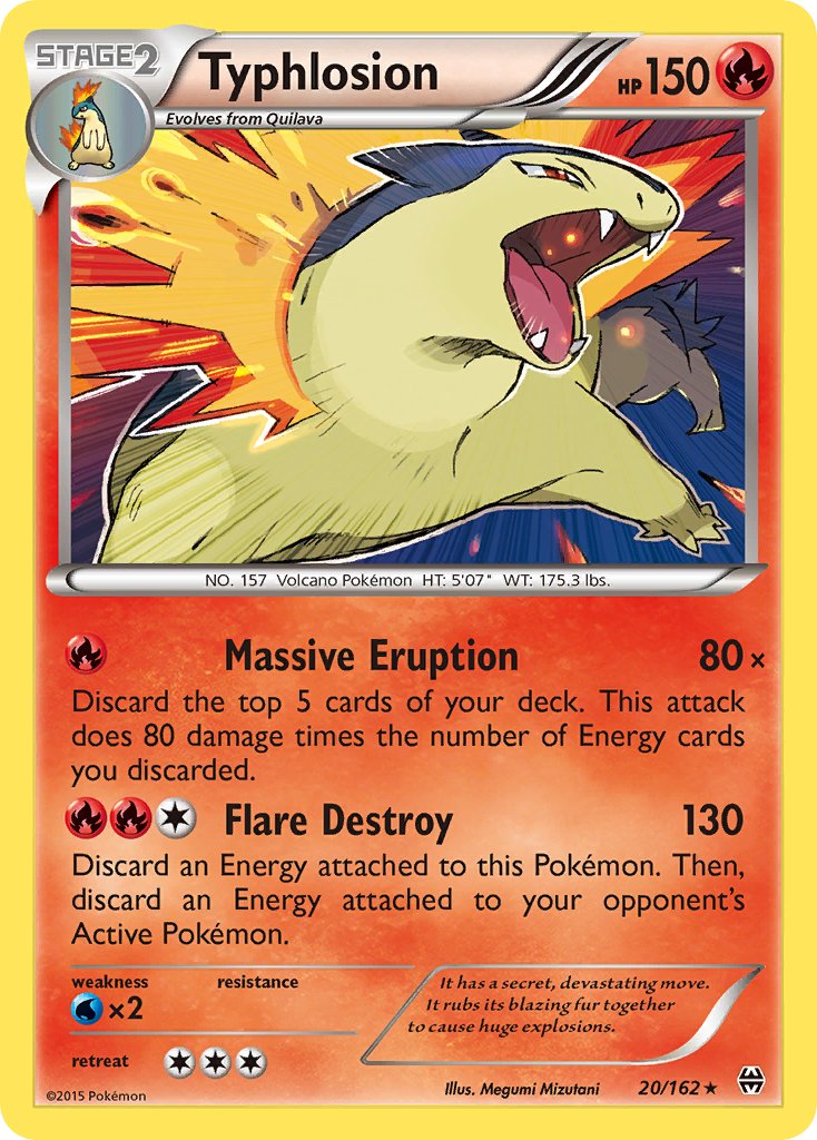 Typhlosion (20/162) (Cosmos Holo) (Blister Exclusive) [XY: BREAKthrough] | Devastation Store